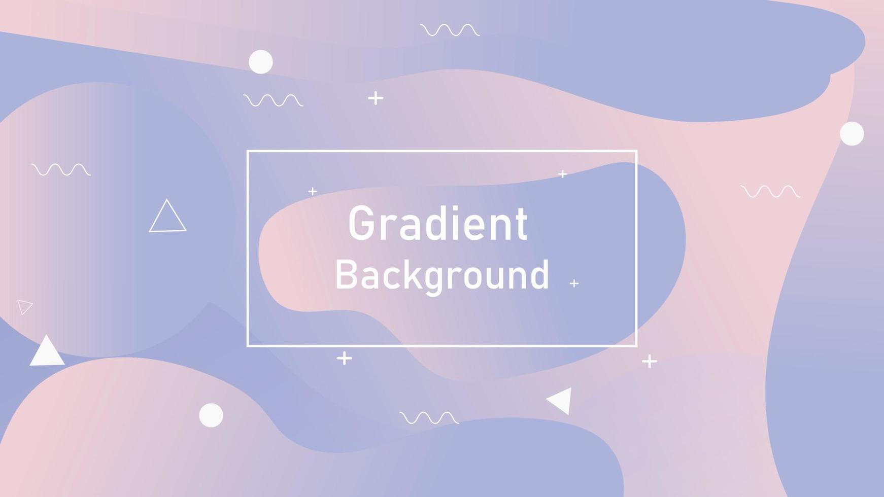 Vector illustration Gradient Background Fluid Shapes