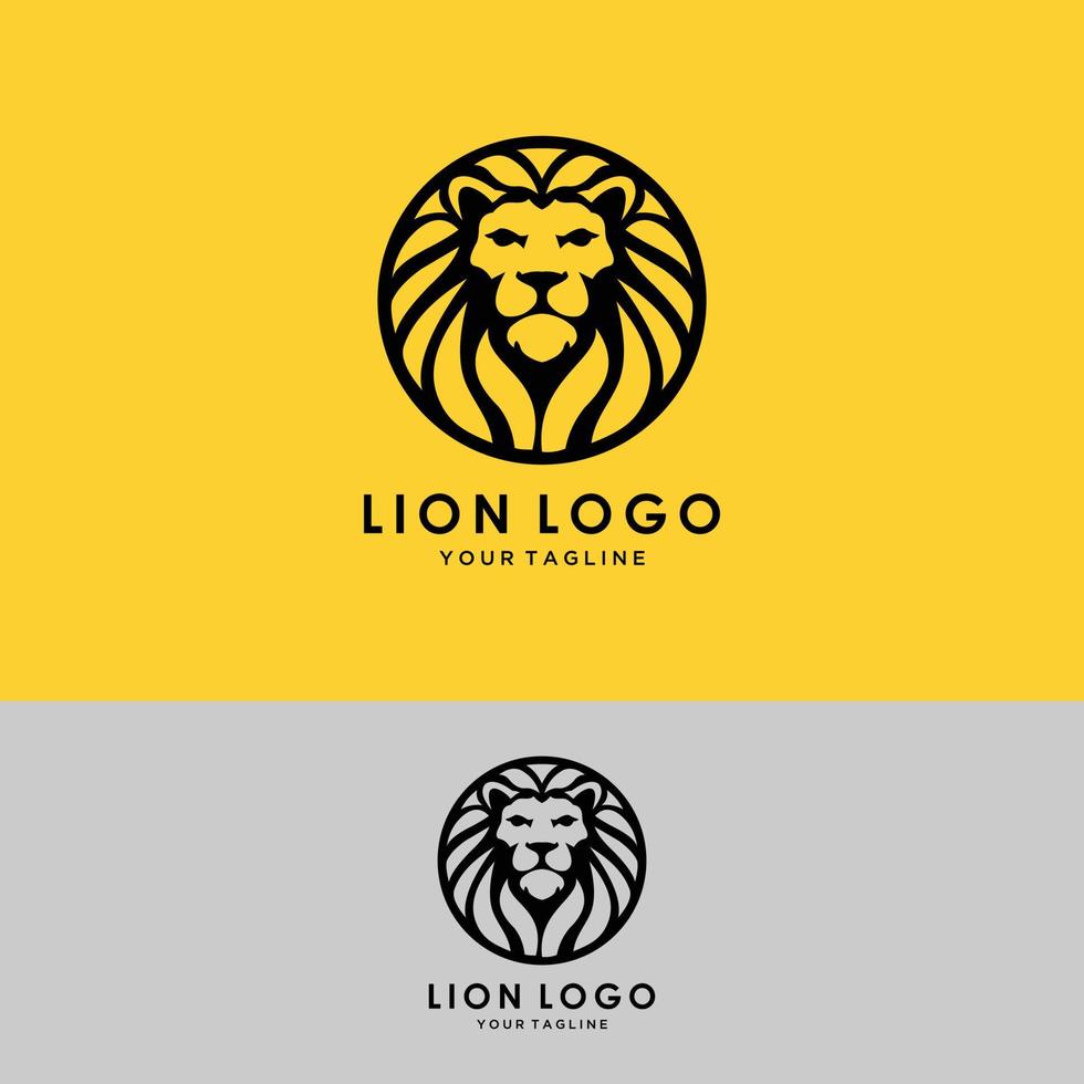 lion logo vector