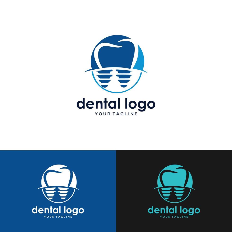 vector logo dental