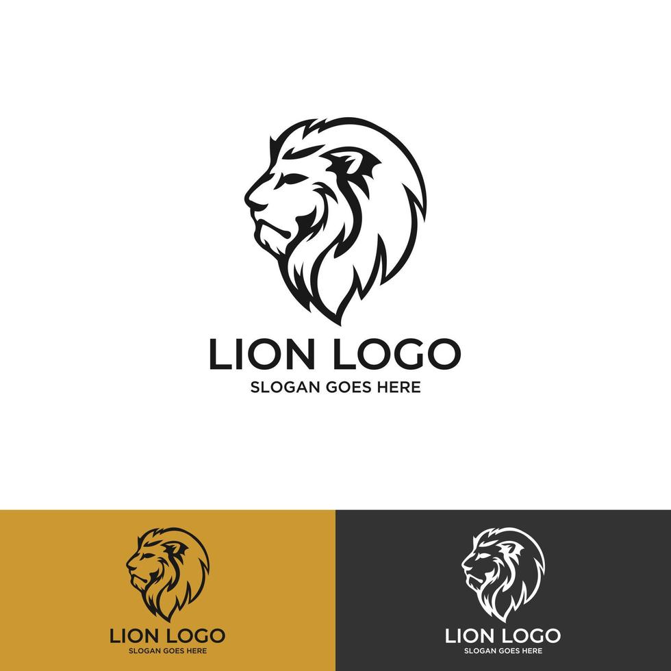 lion logo vector