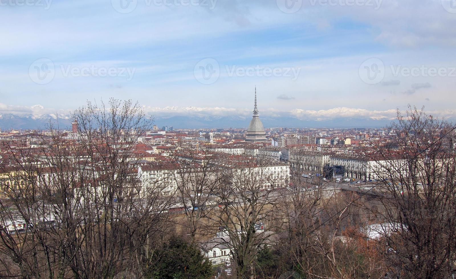 Aerial view of Turin photo
