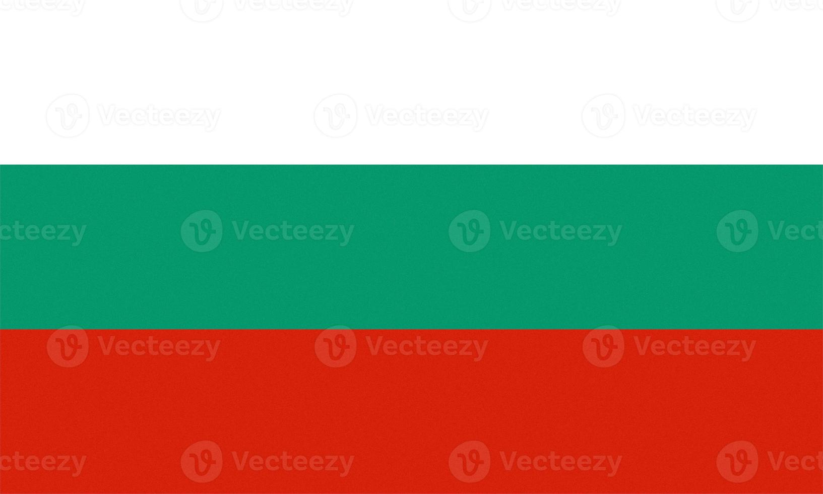 bandera búlgara texturizada de bulgaria foto