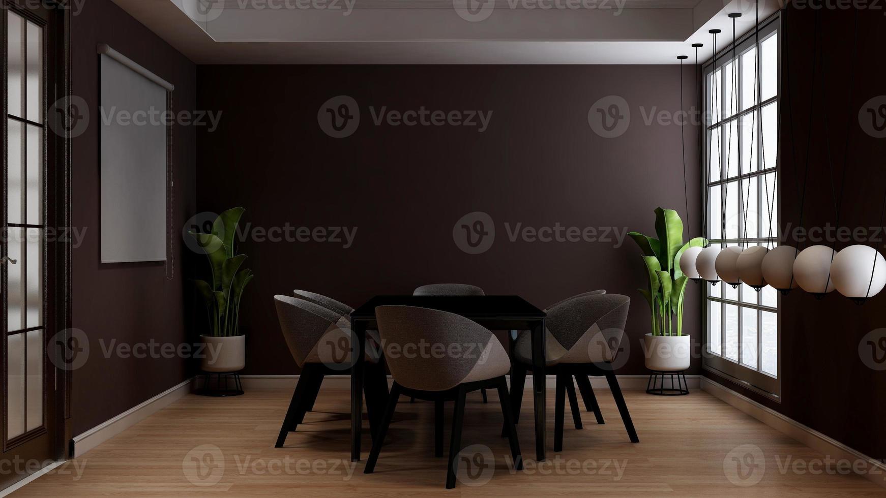3d render office interior design - executive meeting room photo