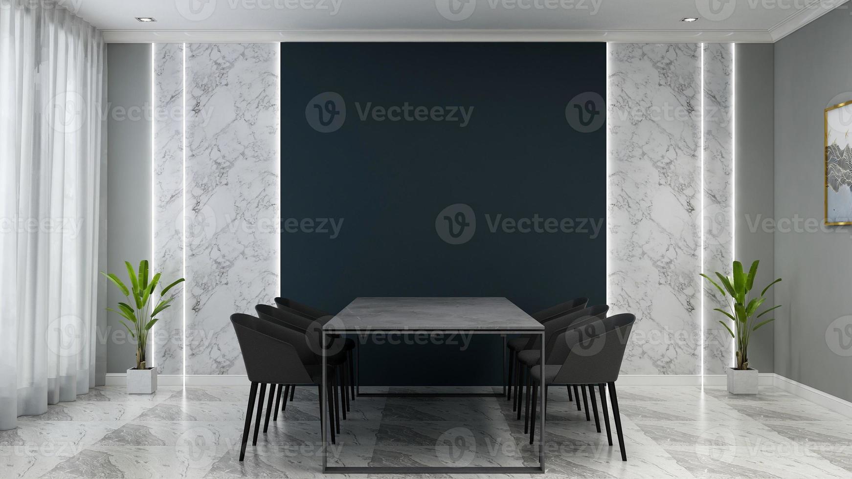 3d render office interior design - executive meeting room photo