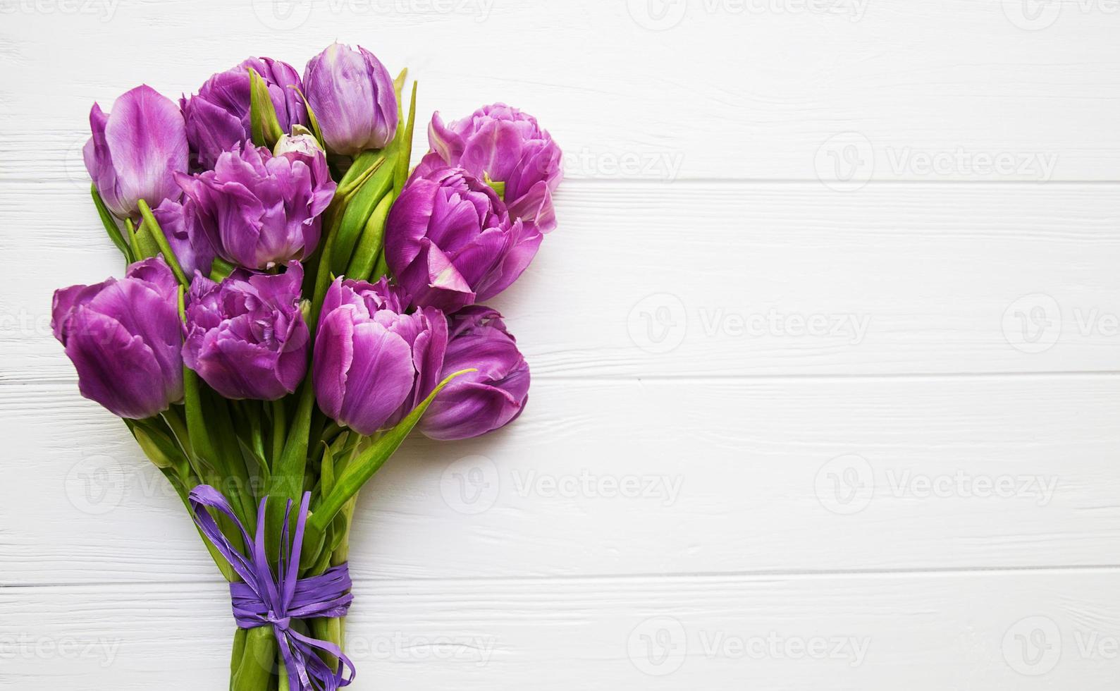 flores de tulipanes de primavera foto