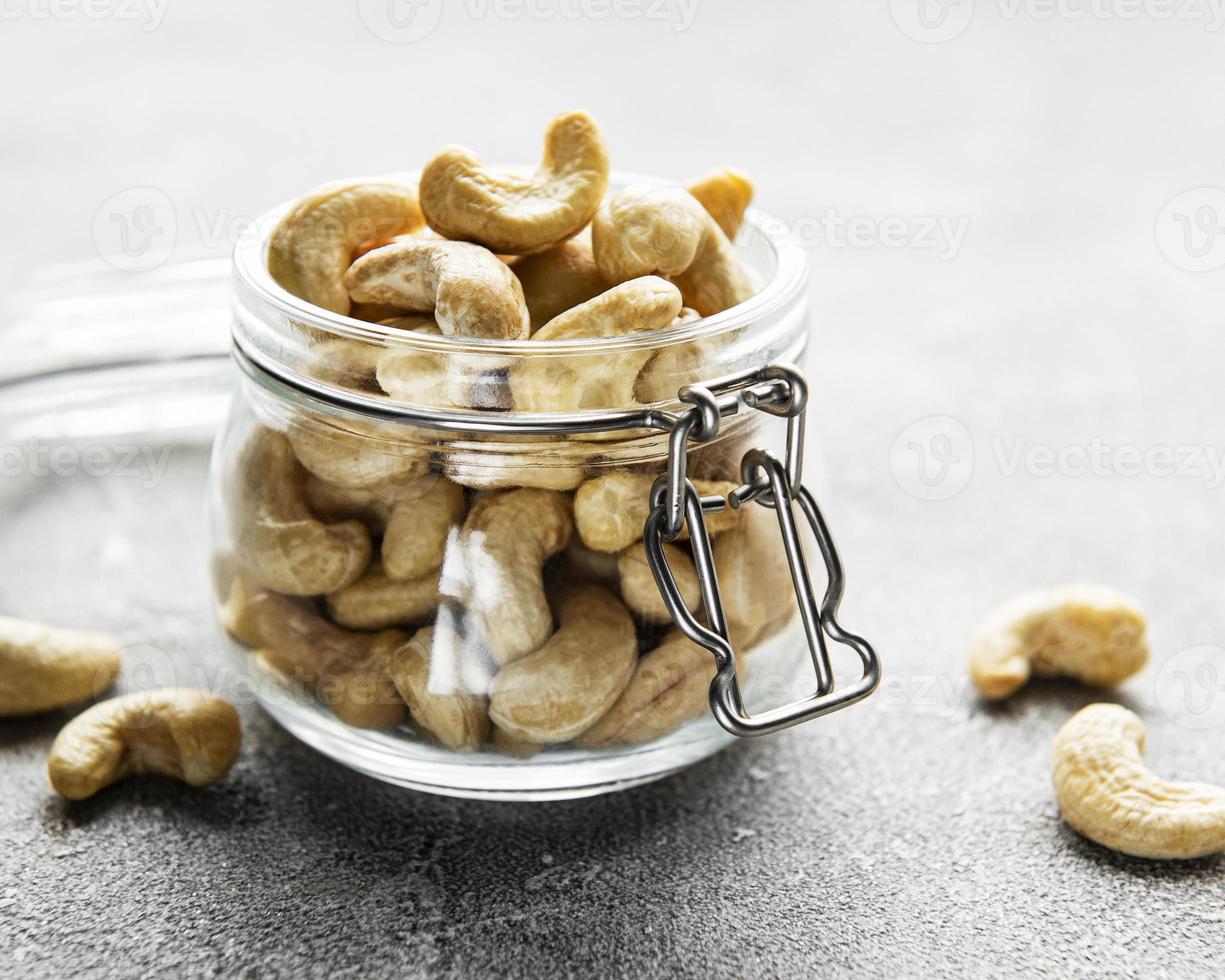 Tasty cashew nuts photo