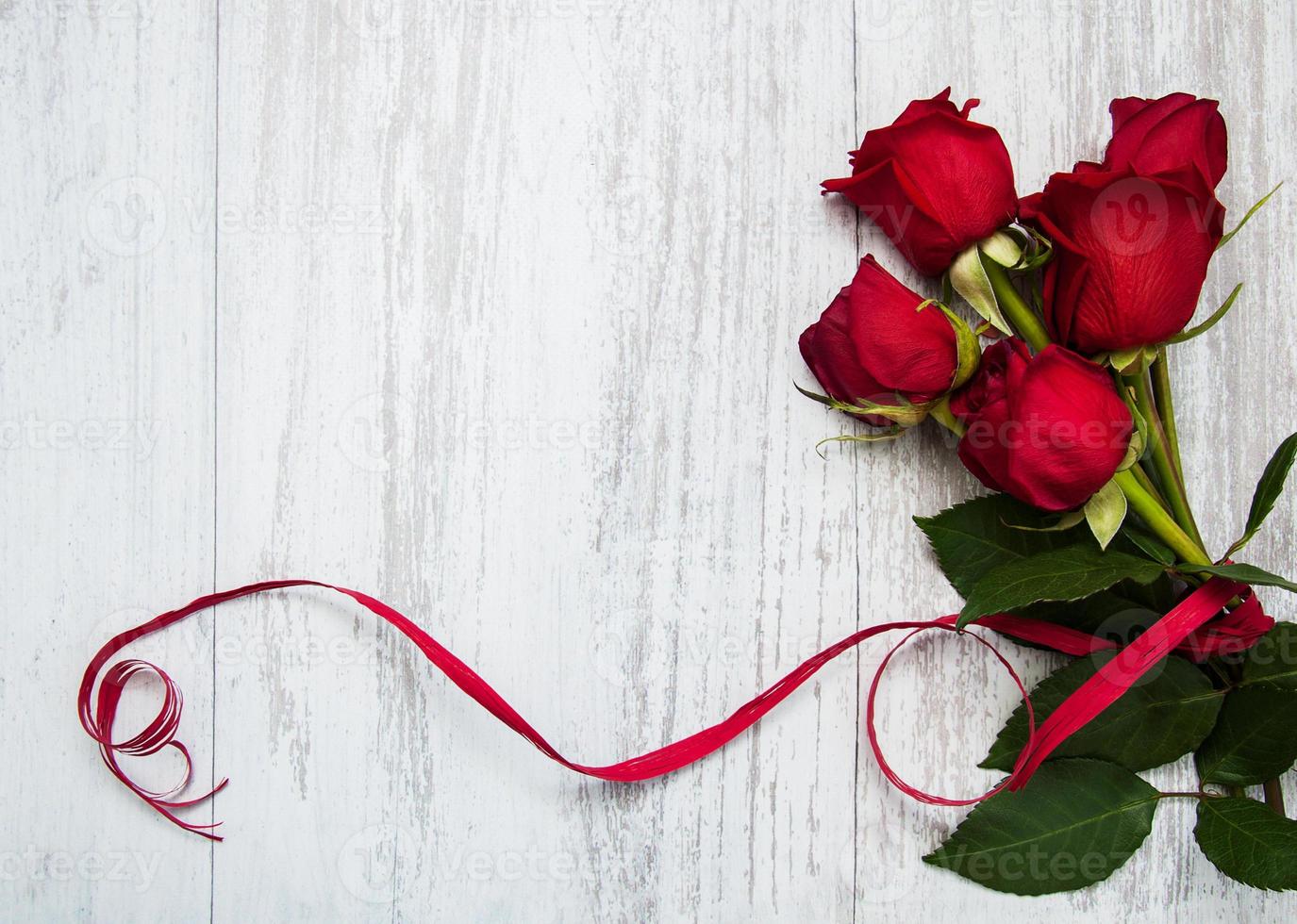 Bouquet of red  roses photo