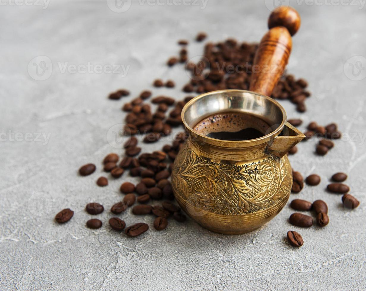 coffee beans and turk photo