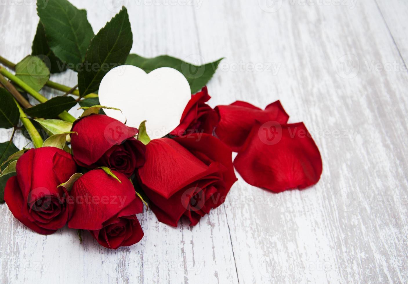 Bouquet of red  roses photo