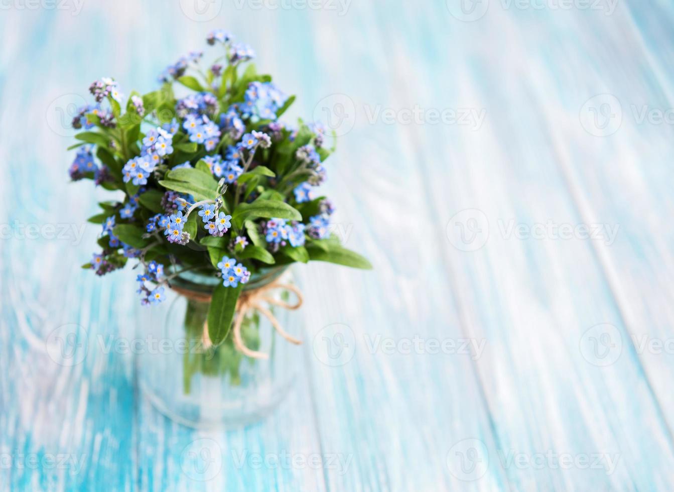 bouquet of forget me nots photo