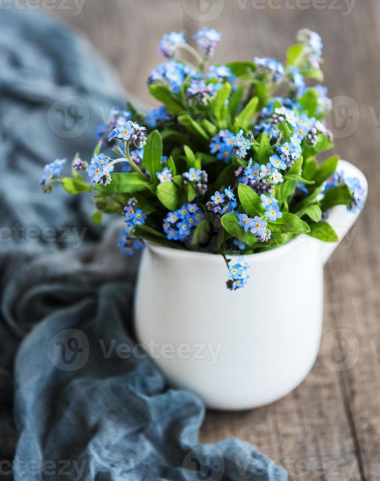 bouquet of forget me nots photo