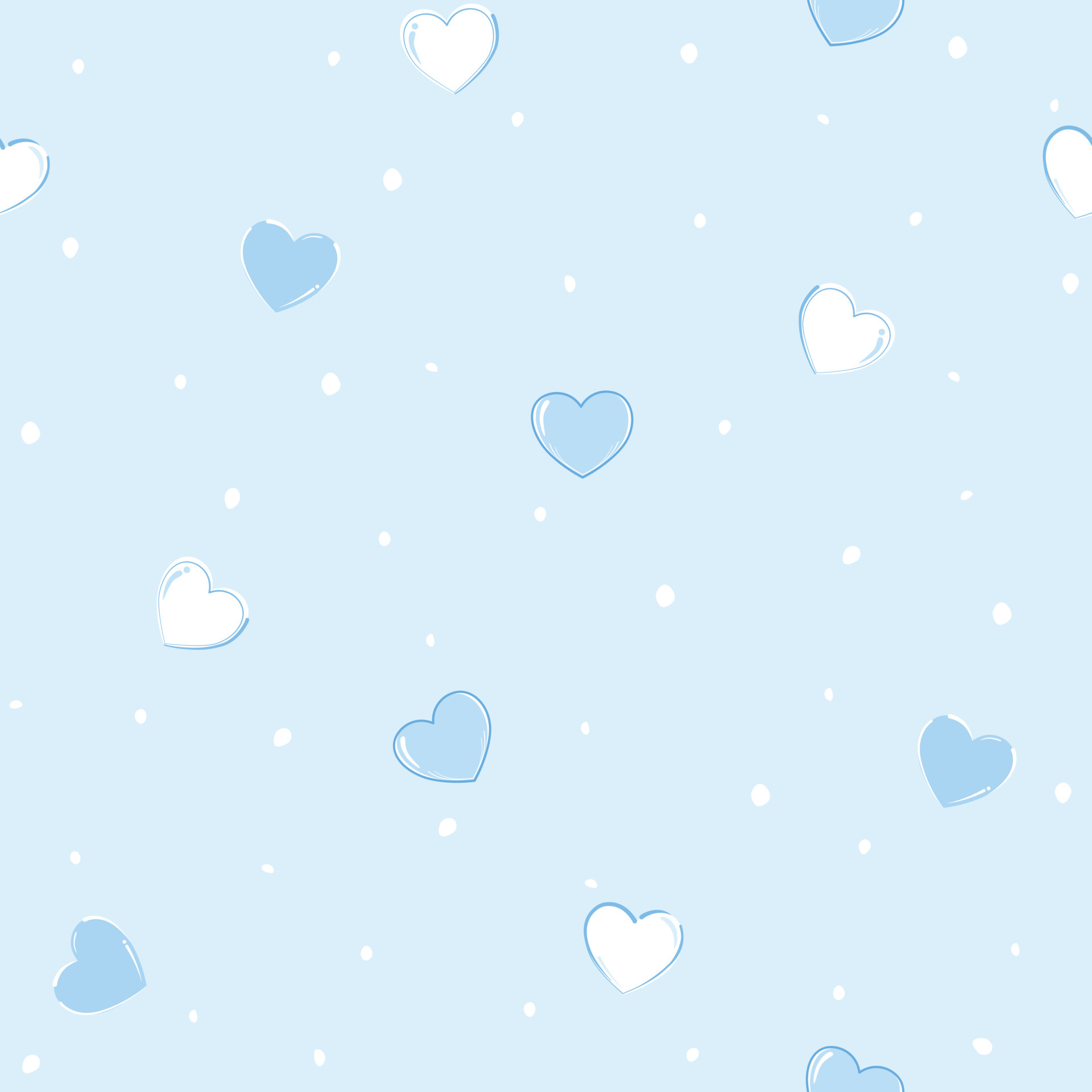 Make your screen pop with a blue cute backgrounds design