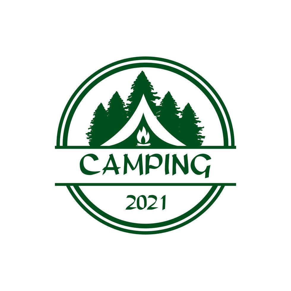 camping logo , adventure logo vector