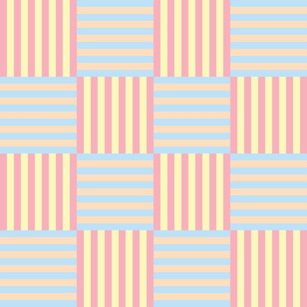 Pastel abstract geometric seamless pattern. stripes pattern background. Repeating line for design prints, tiles, wrapping, interior design vector