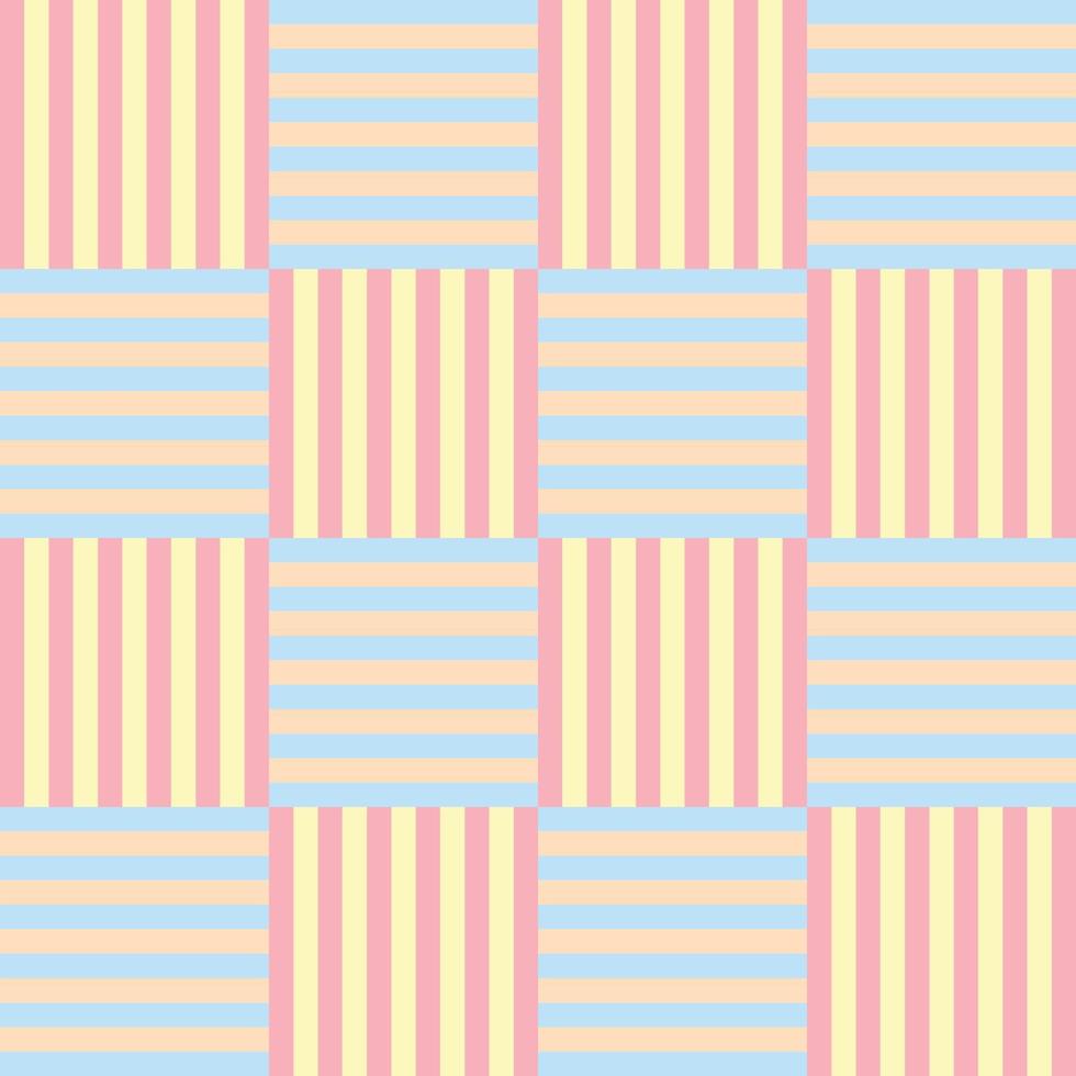 Pastel abstract geometric seamless pattern. stripes pattern background. Repeating line for design prints, tiles, wrapping, interior design vector