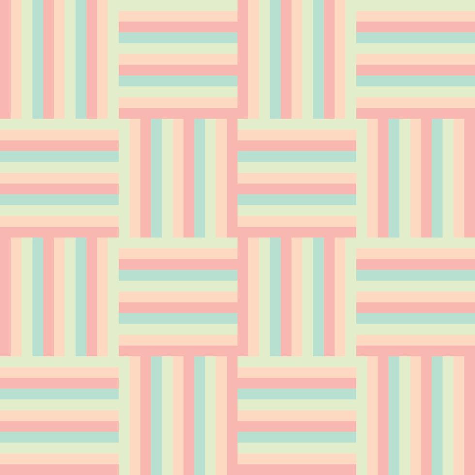 Pastel abstract geometric seamless pattern. stripes pattern background. Repeating line for design prints, tiles, wrapping, interior design vector