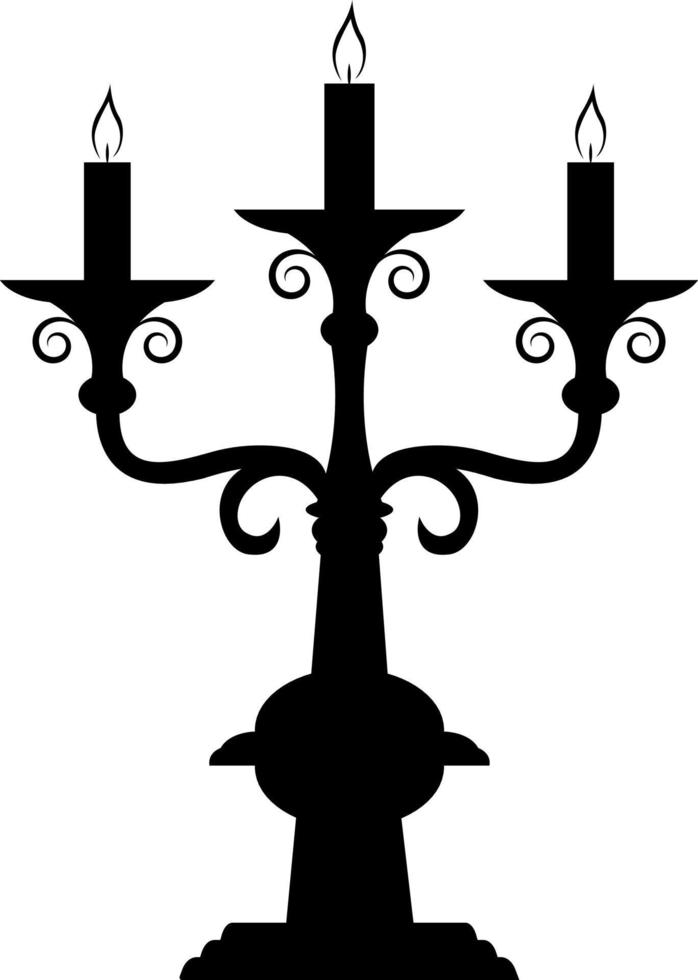 Vintage Candle Holder, Lampstand Free Vector