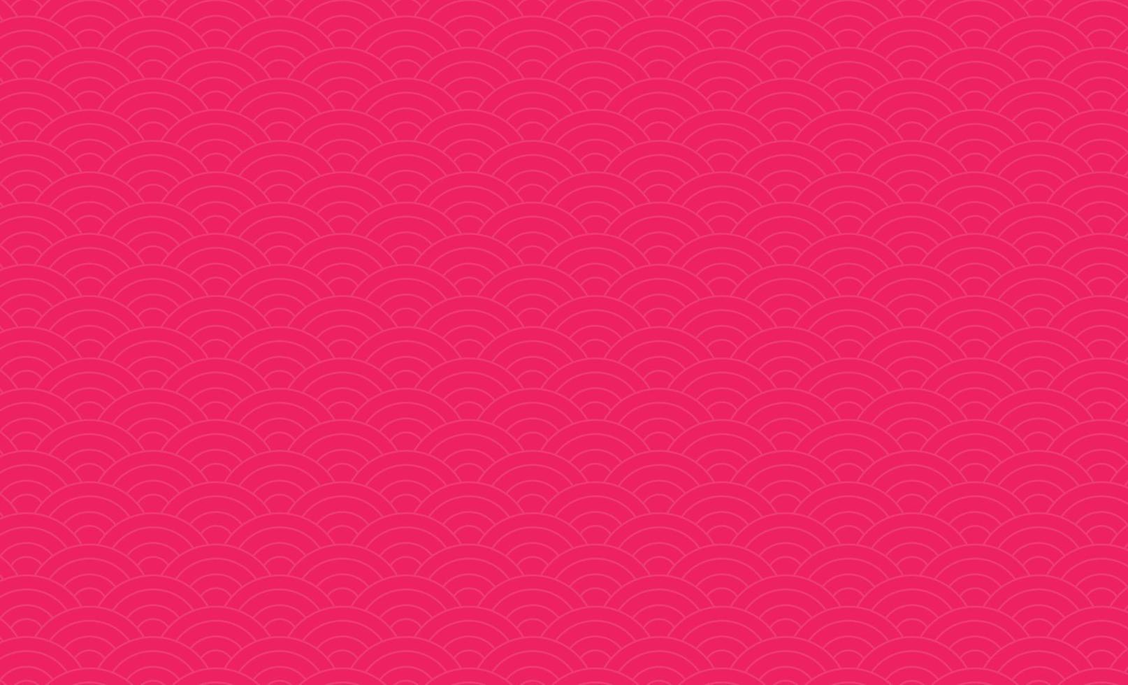 Japanese Fan Patterned Background - Pink vector
