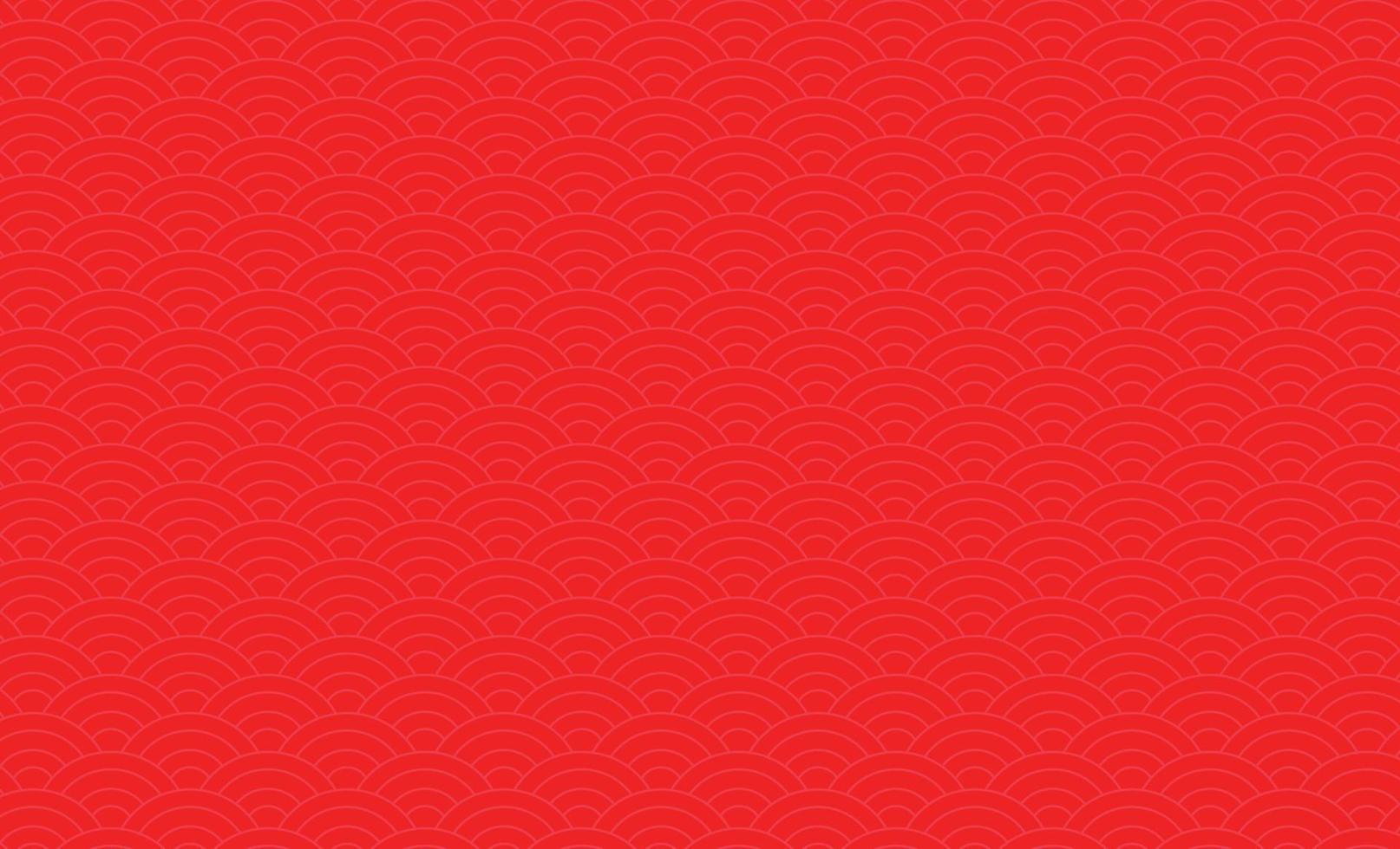 fondo estampado abanico japonés - rojo vector