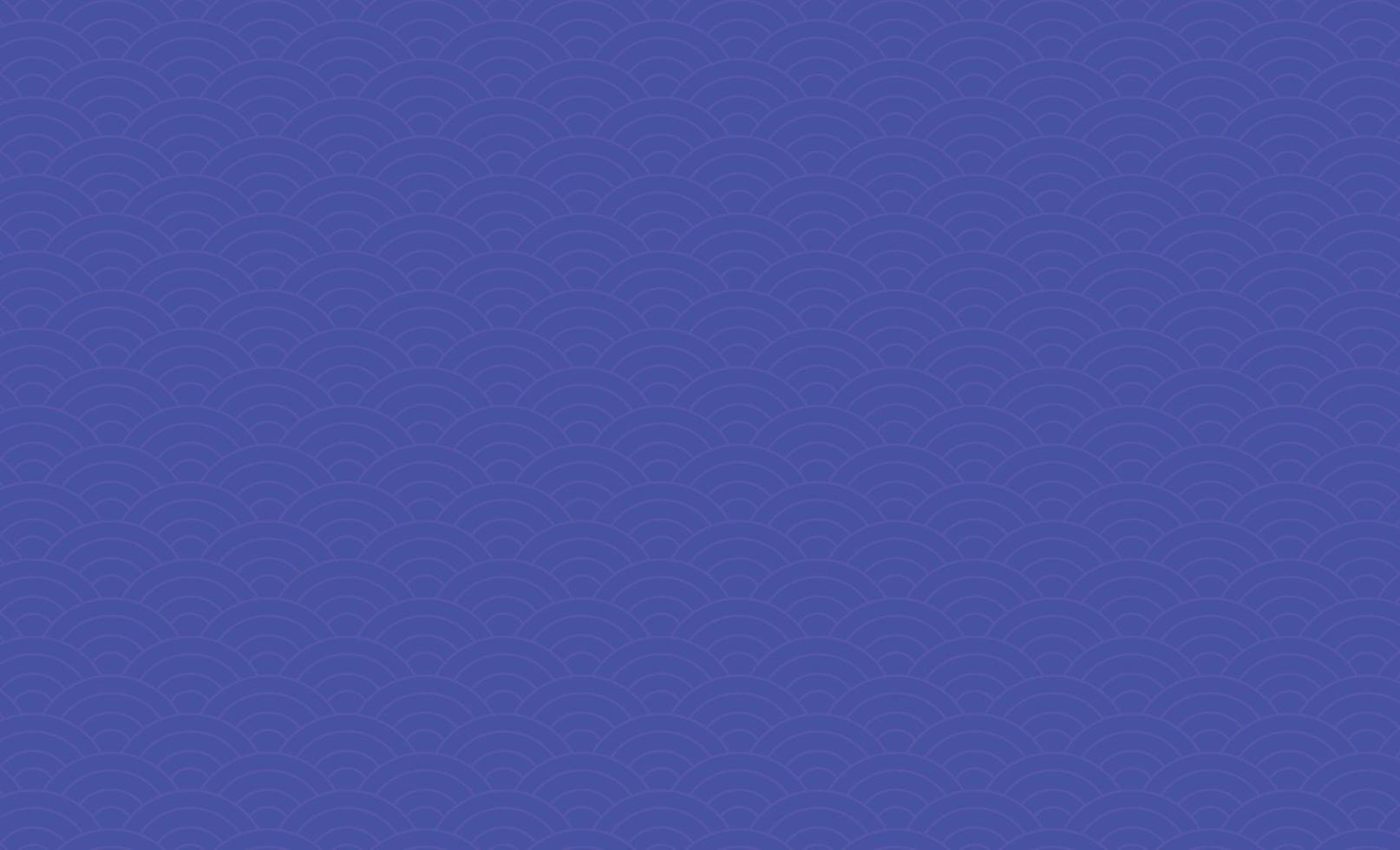 Japanese Fan Patterned Background - Dark Blue vector