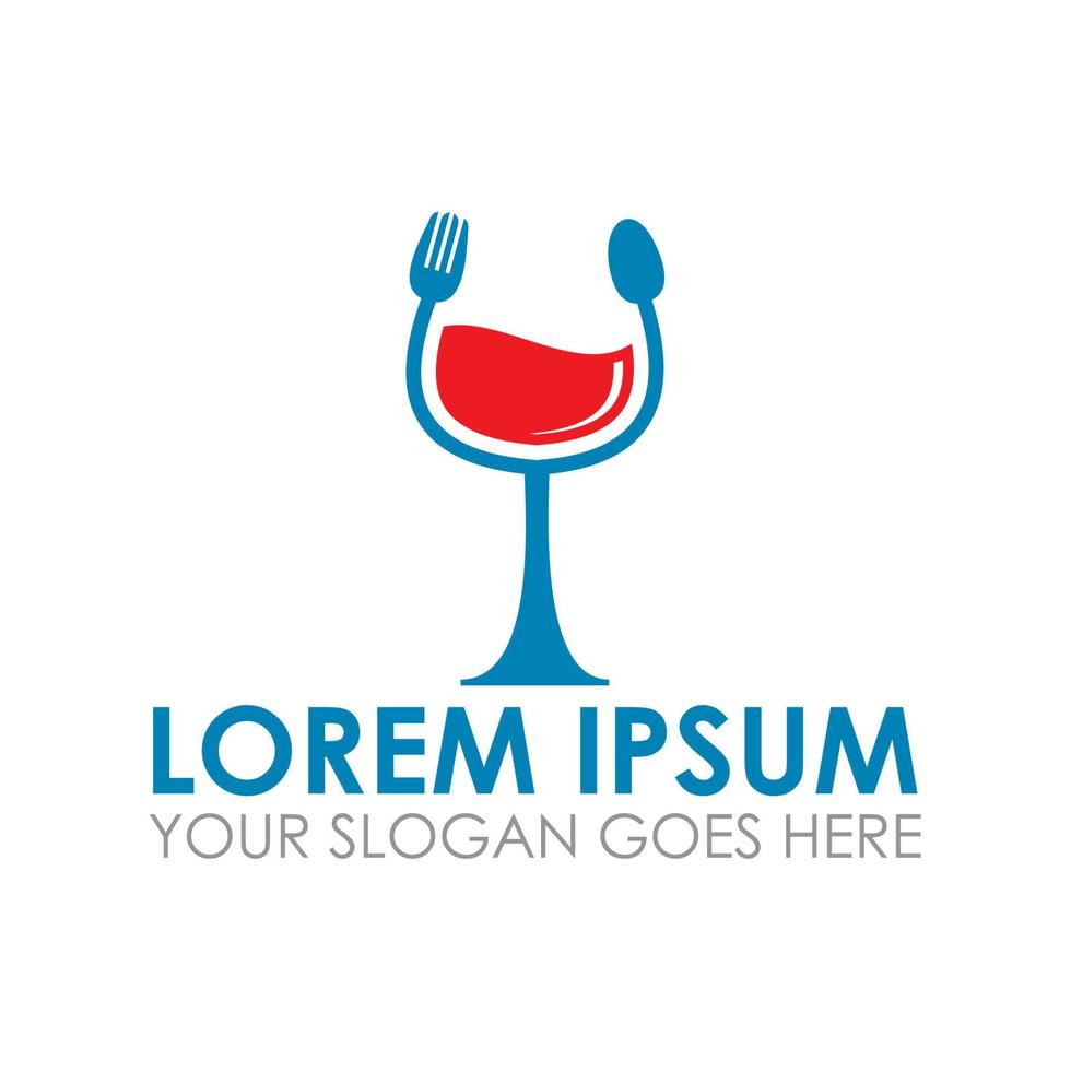 wine vector , restaurant logo vector