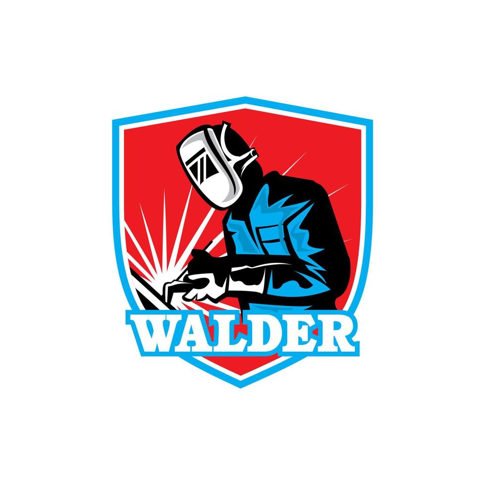 WELDER LOGO , INDUSTRY LOGO VECTOR