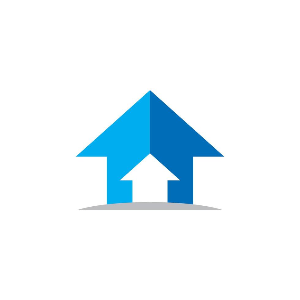 logotipo financiero, logotipo de empresa con flecha hacia arriba vector