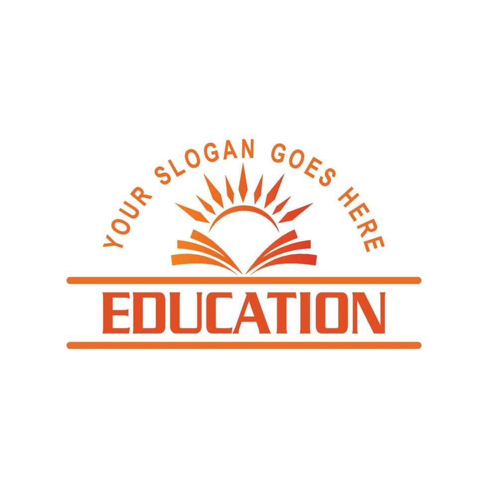 vector de educación, vector de logotipo universitario
