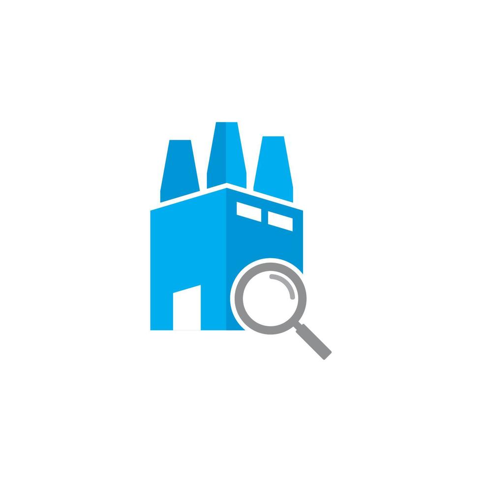 Search Factory Vector , Industry Logo