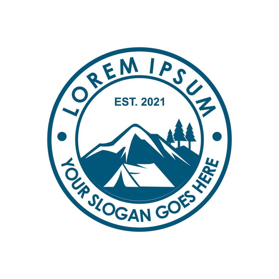 camping logo , adventure logo vector