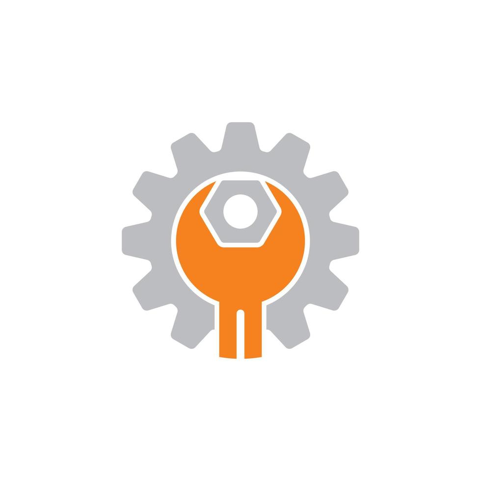 mechanic logo , industrial logo vector