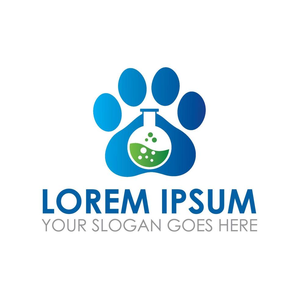 pet lab vector , pet care logo