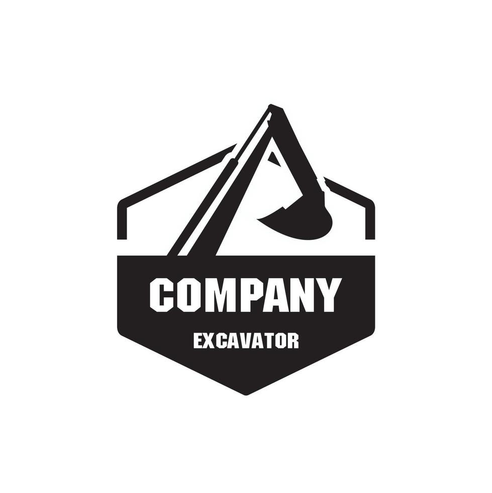 excavator logo , industry logo vector