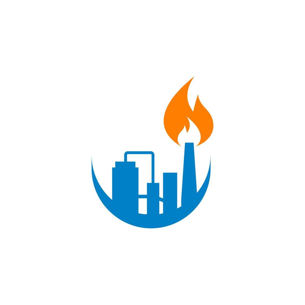 Refinery Vector , Industry Logo Vector