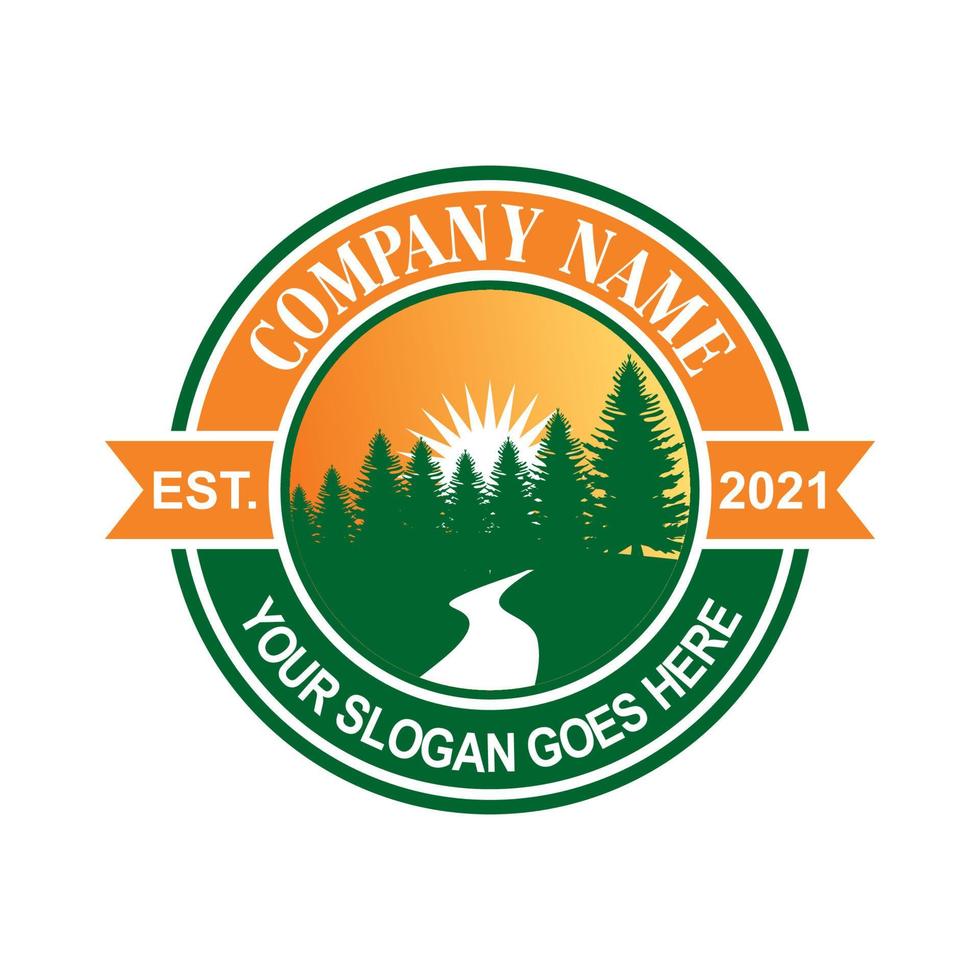 camping logo , adventure logo vector