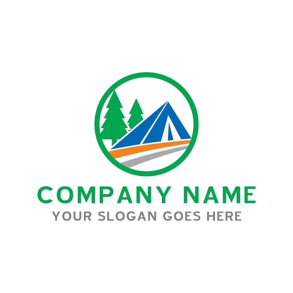 camping logo , adventure logo vector