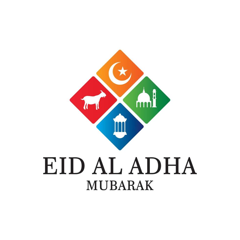eid al adha logo , islamic logo vector