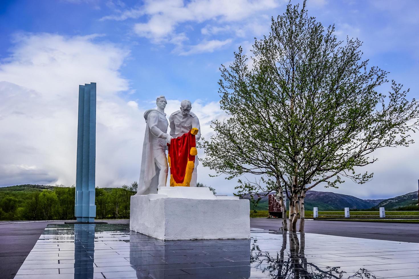 Murmansk, Russia-June 6, 2015 Memorial complex valley of Glory photo