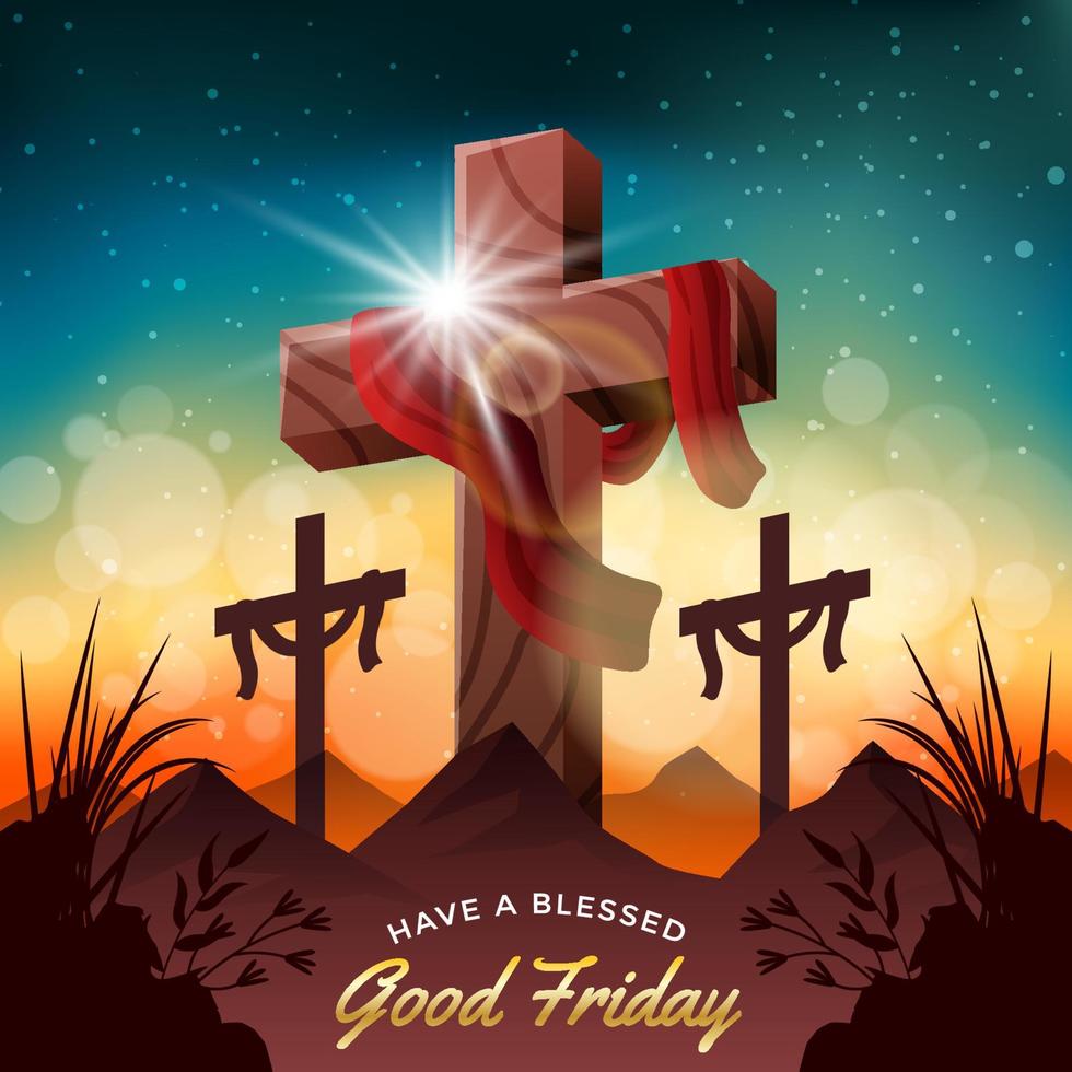 Good Friday Concept vector