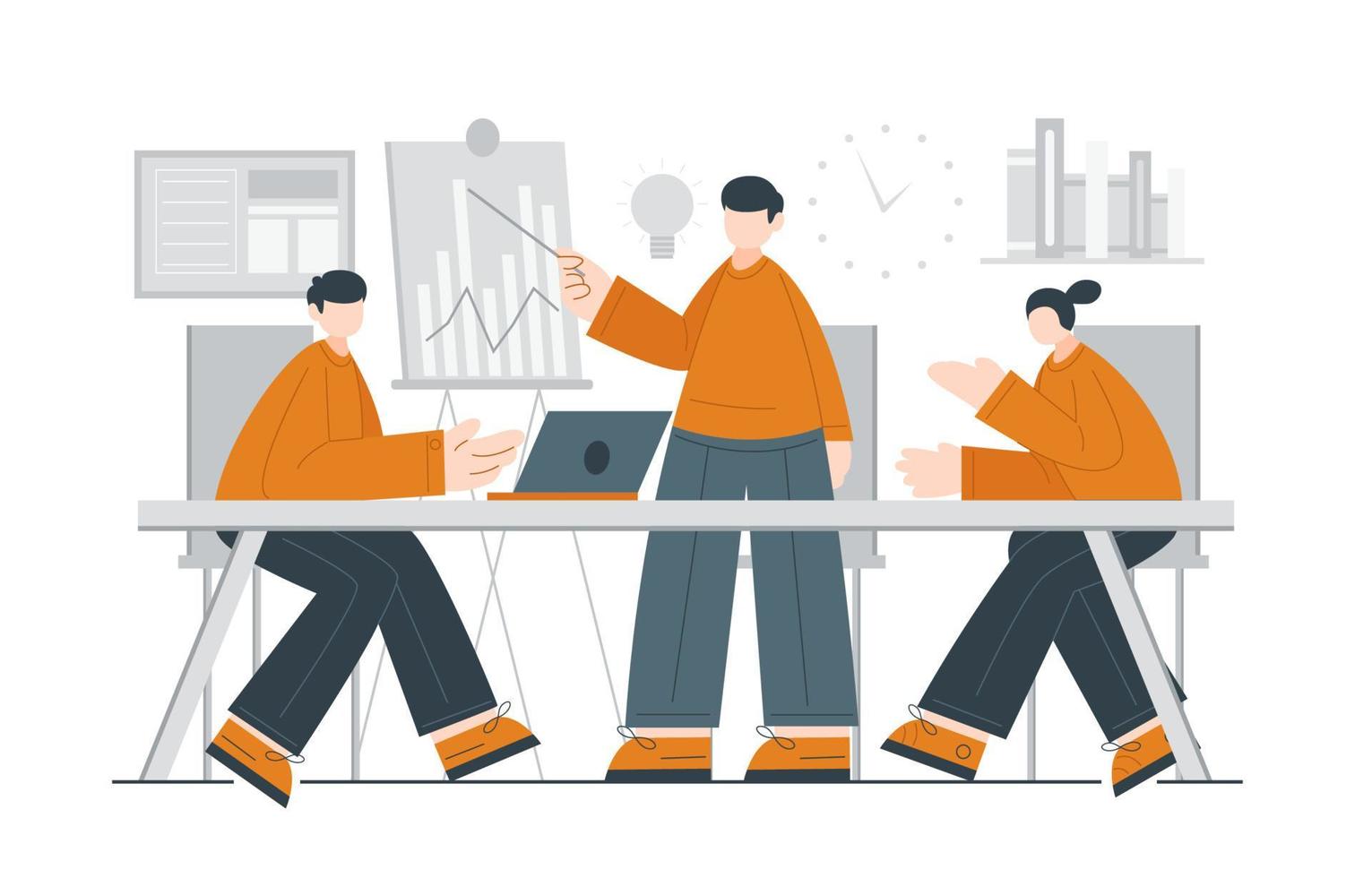 Marketing Agency Back to Work vector