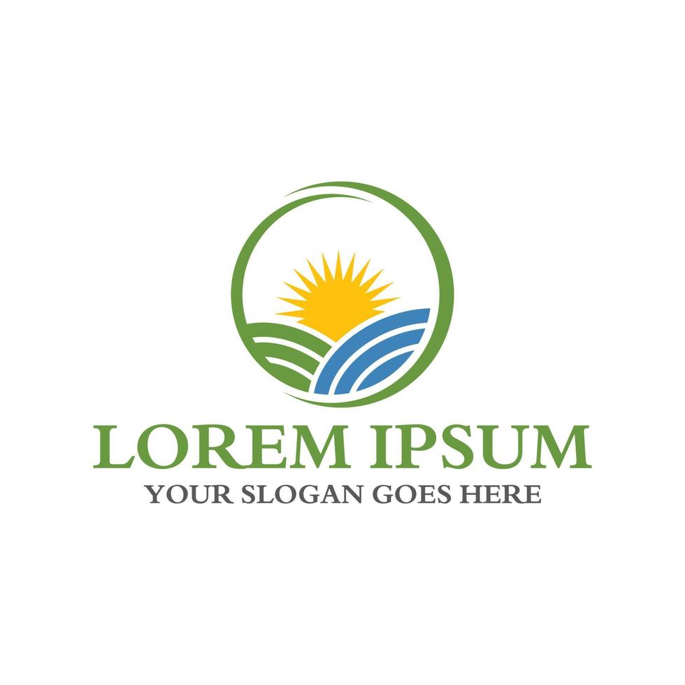 farm logo , agriculture logo vector