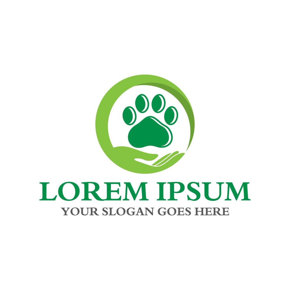 pets care logo , veterinary logo vector
