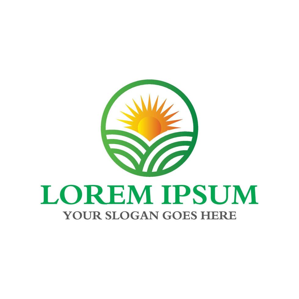 farm logo , agriculture logo vector