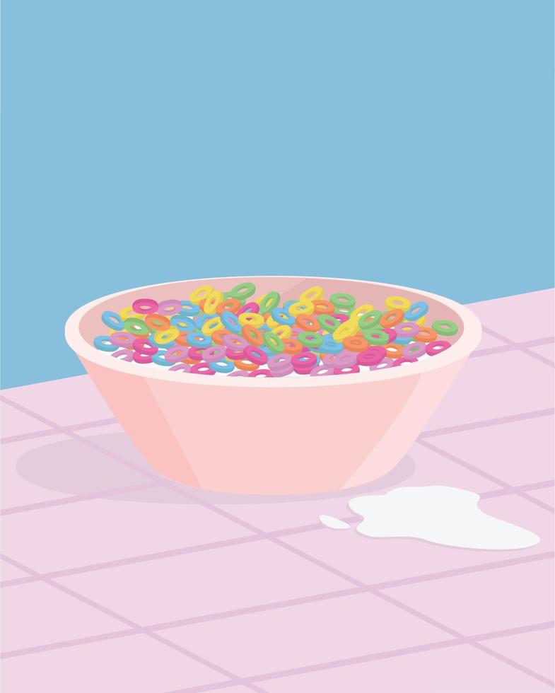 bollos de cereales vector