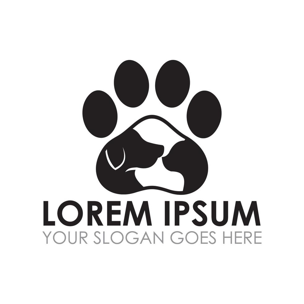 pet care vector , veterinary logo