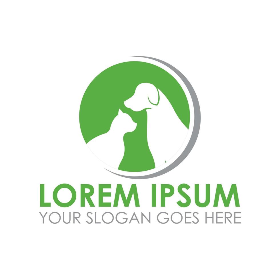 veterinary vector , pet care logo