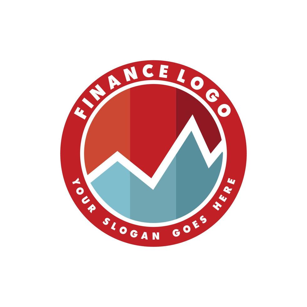 logotipo de finanzas, vector de logotipo de empresa