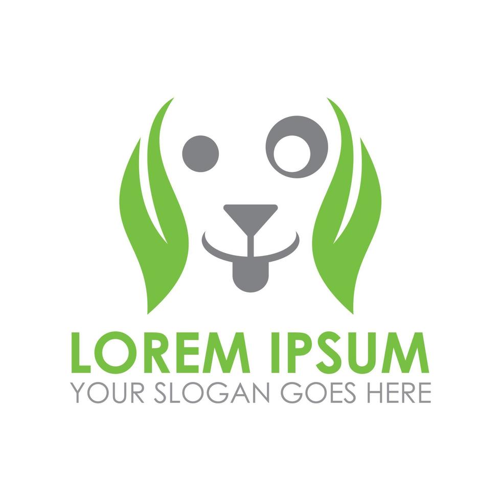pet nature vector , pet care logo