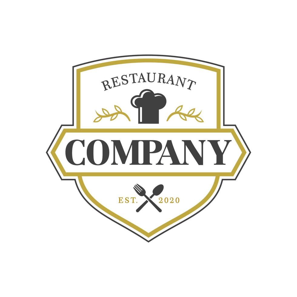 Chef Vector , Restaurant Logo Vector