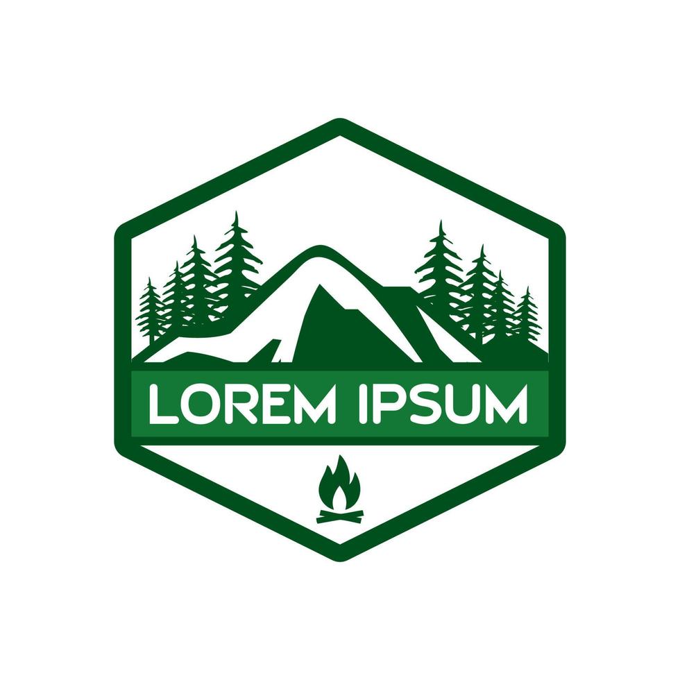 camping logo , adventure logo vector